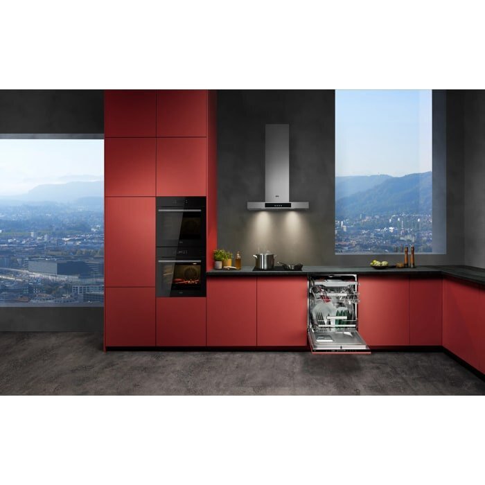 AEG Einbaubackofen 60x60 Steam Multifunktions-Ofen Grill Schwarz