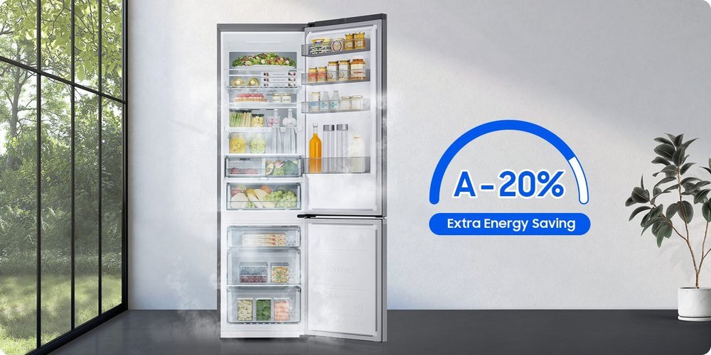 Lagert Lebensmittel effizient mit bis zu 20 % weniger Energie als Energieeffizienzklasse A