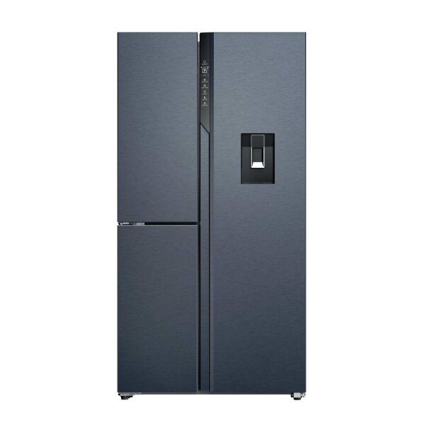 Haier HSPR79F18DWMB Side-by-Side K&uuml;hlkombination Freistehend 573 l...