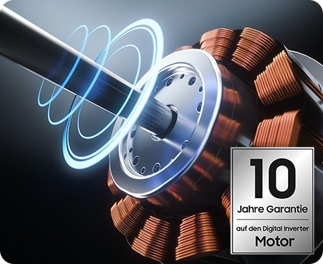 10 Jahre Garantie auf den Digital Inverter Motor