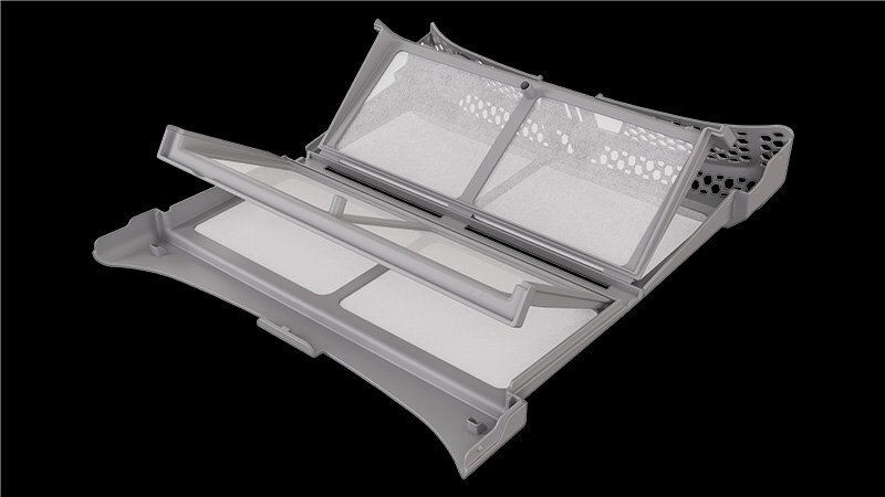 3-in-1-Filter: Besonders leicht zu Reinigen