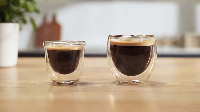 Passe die Menge Deines Kaffees an