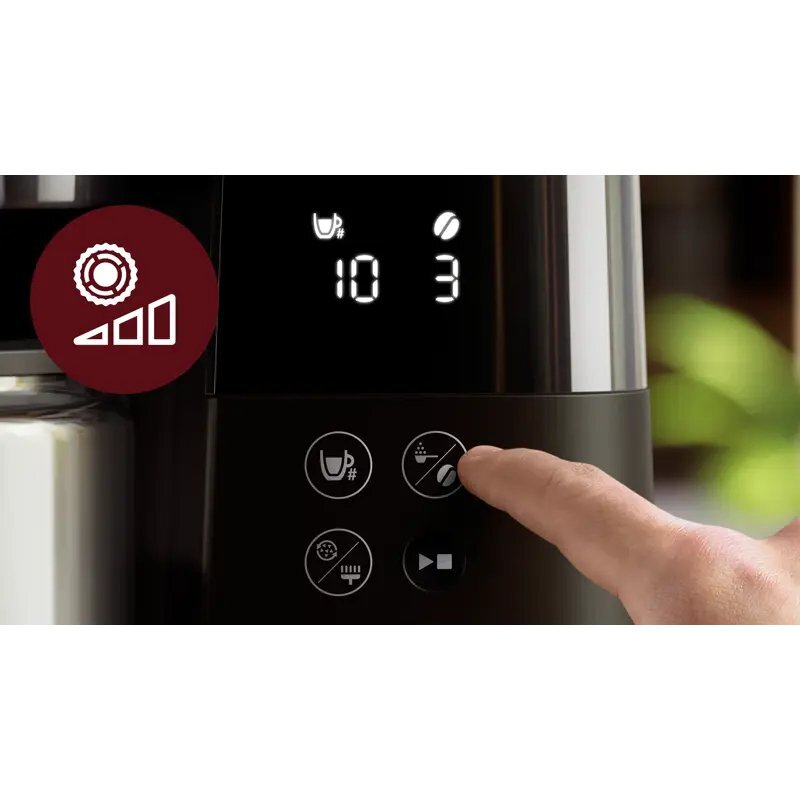 LED-Anzeige für individuellen Kaffeegenuss ganz nach deinem Geschmack