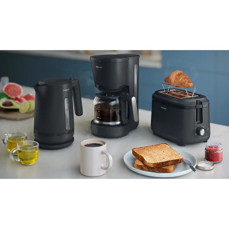Komplettes Fr&uuml;hst&uuml;cksset mit Toaster und Wasserkocher