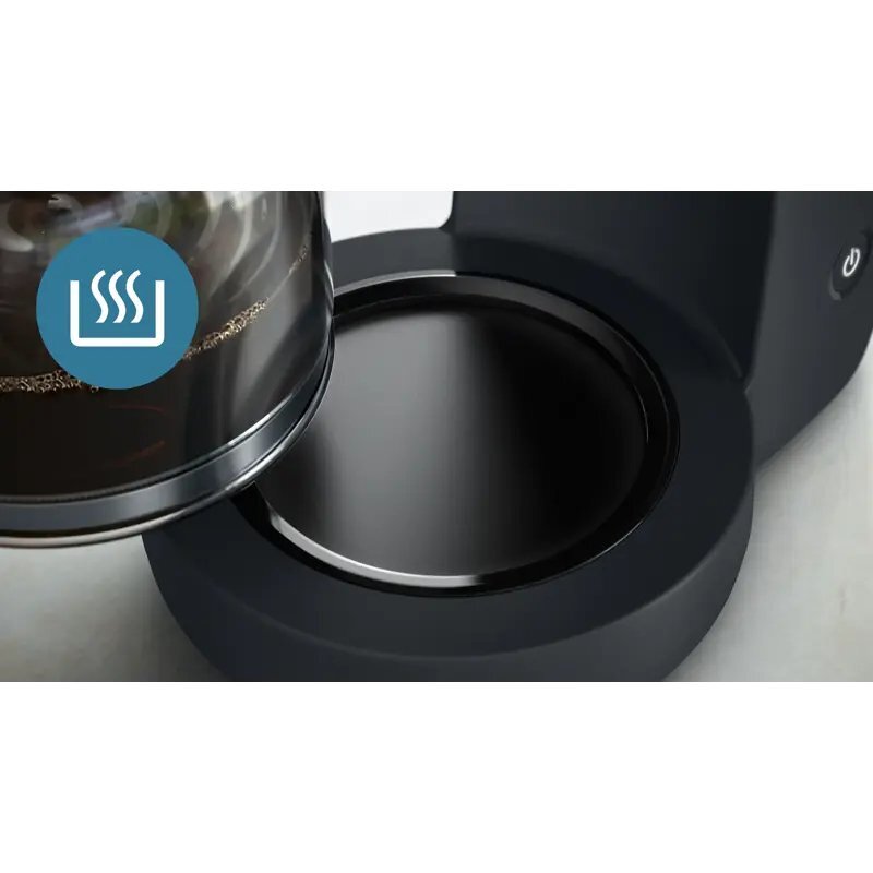 Genieße mit dem Warmhaltemodus länger gemütliche Kaffeemomente