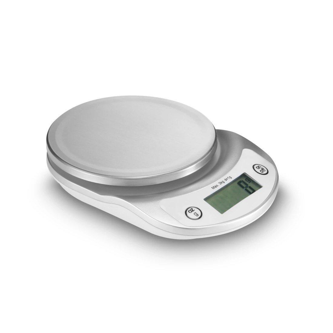 Hama 00002915 K&uuml;chenwaage Wei&szlig; Arbeitsplatte Oval Elektronische K&uuml;chenwaage