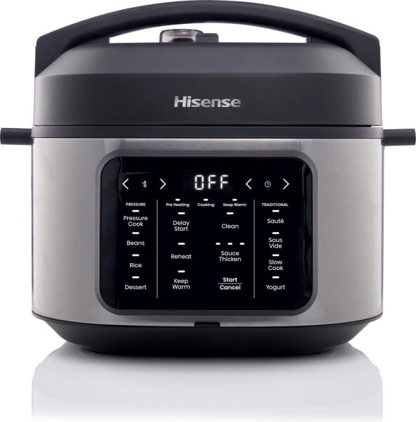 Hisense Multifunktionelles K&uuml;chenger&auml;t, 6 l, Edelstahl