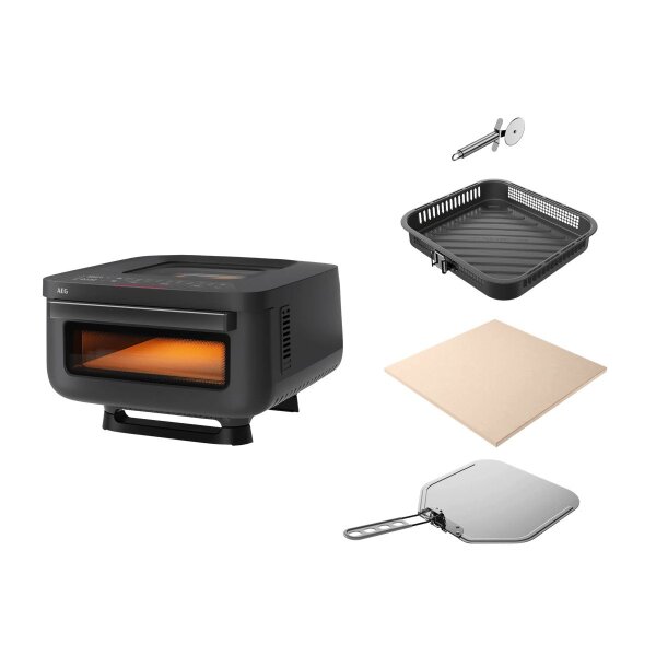 AEG AAFP13BO Pizzamacher/Ofen 1 Pizza/Pizzen 2100 W Schwarz