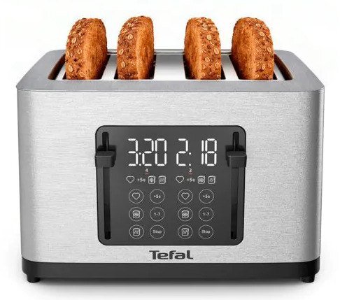 Tefal TF650DG0 Toaster 7 4 Scheibe(n) 1700 W Edelstahl