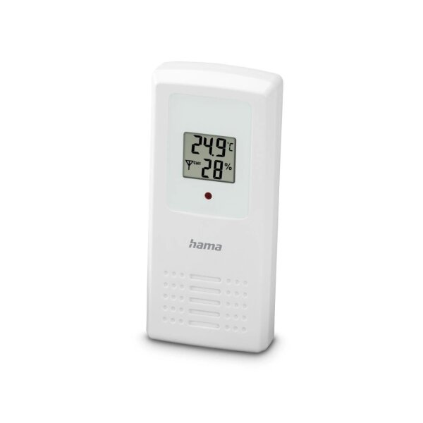 Hama 00222244 Digitale Wetterstation Wei&szlig; Batterie