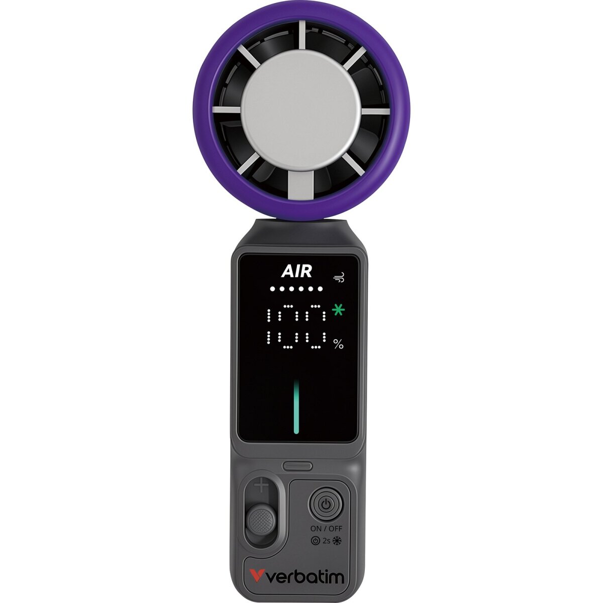 Verbatim 32349 Handzerst&auml;uber/Ventilator Violett, Grau Handventilator