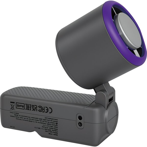 Verbatim 32349 Handzerst&auml;uber/Ventilator Violett, Grau Handventilator