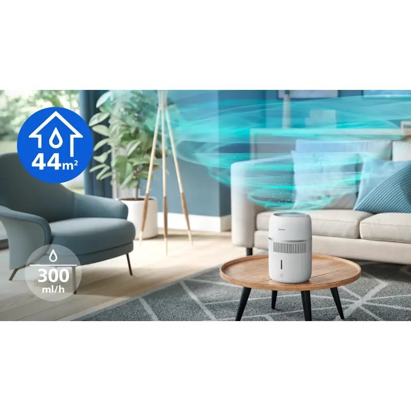 Effektiv in R&auml;umen bis zu 44 m2 mit 300 ml/h