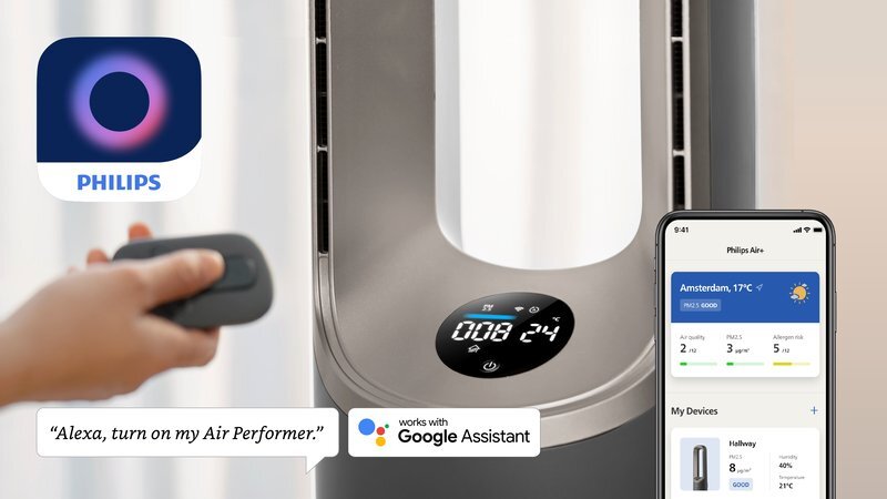 Steuere dein Gerät über die Fernbedienung oder mit der Air+ App
