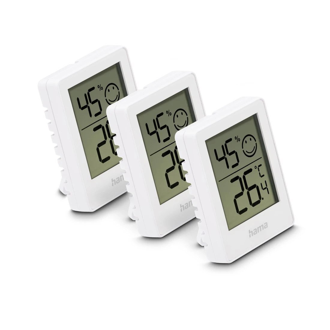Hama Cres Elektronisches Umgebungsthermometer Drinnen Wei&szlig;