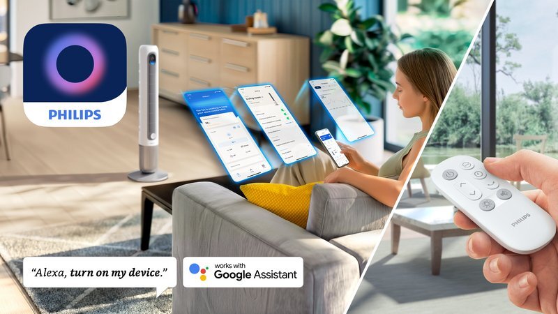Smarte Steuerung mit App und Fernbedienung