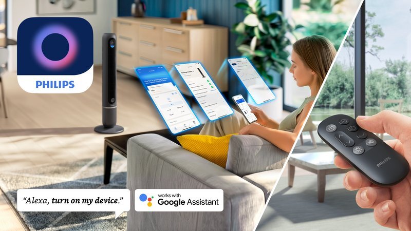 Smarte Steuerung mit App und Fernbedienung